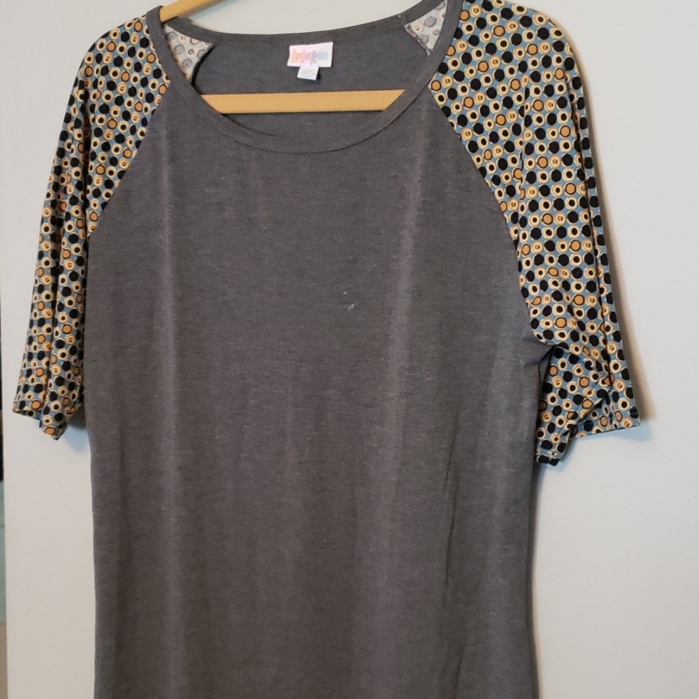 Grey LulaRoe Julie Dress